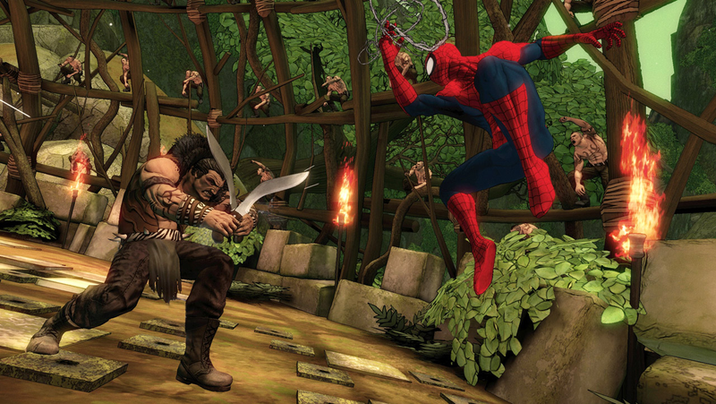 Illustration for article titled Spider-Man 2099 Makes His Official Shattered Dimensions Debut
